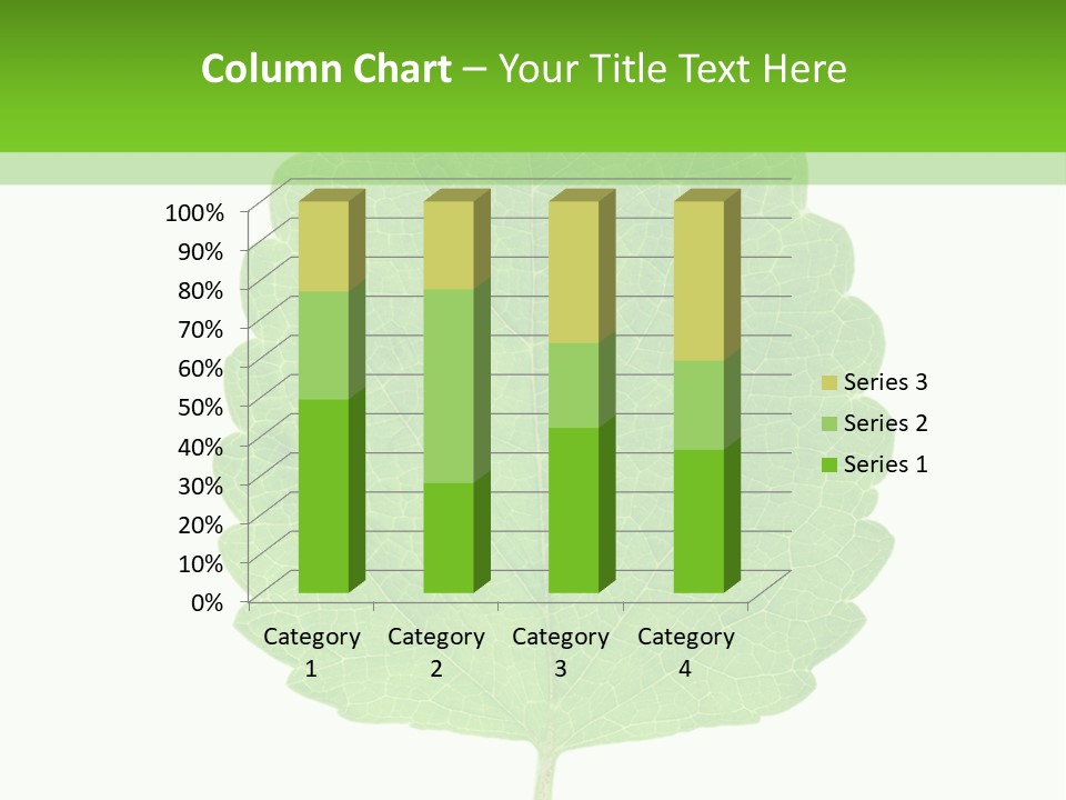 Closeup Leaf Melisa PowerPoint Template