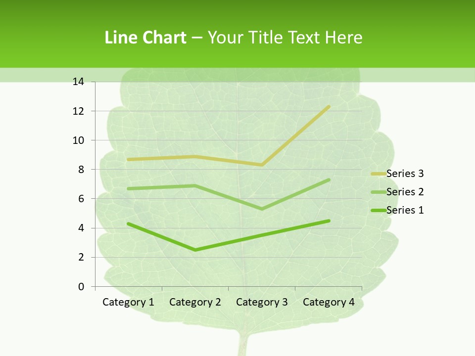 Closeup Leaf Melisa PowerPoint Template