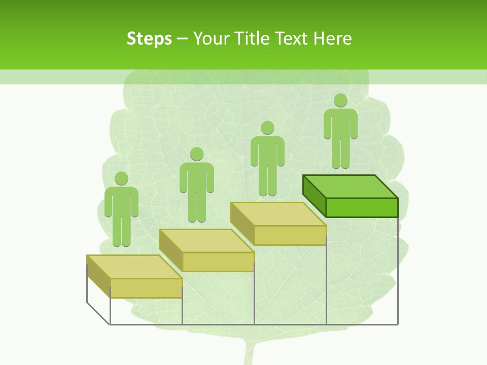 Closeup Leaf Melisa PowerPoint Template