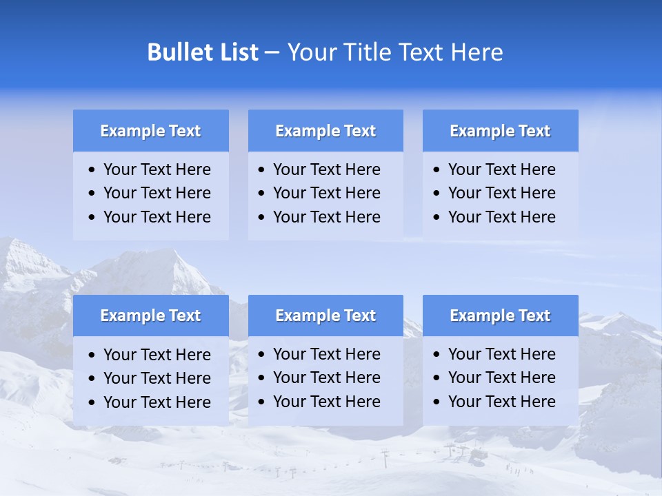 Summit Resort Serene PowerPoint Template