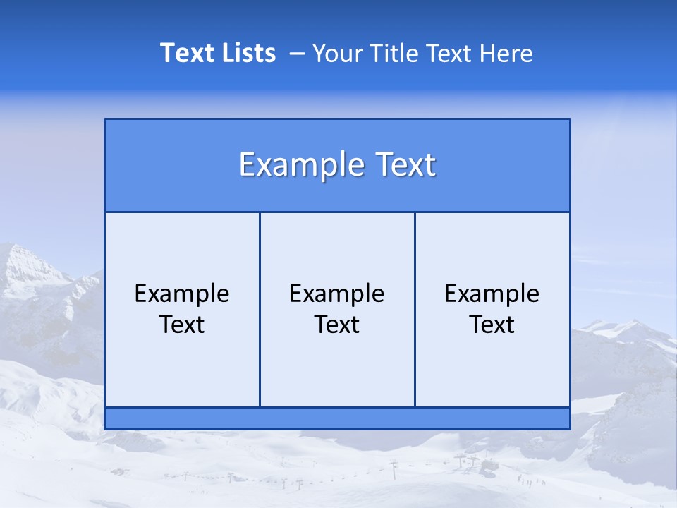 Summit Resort Serene PowerPoint Template