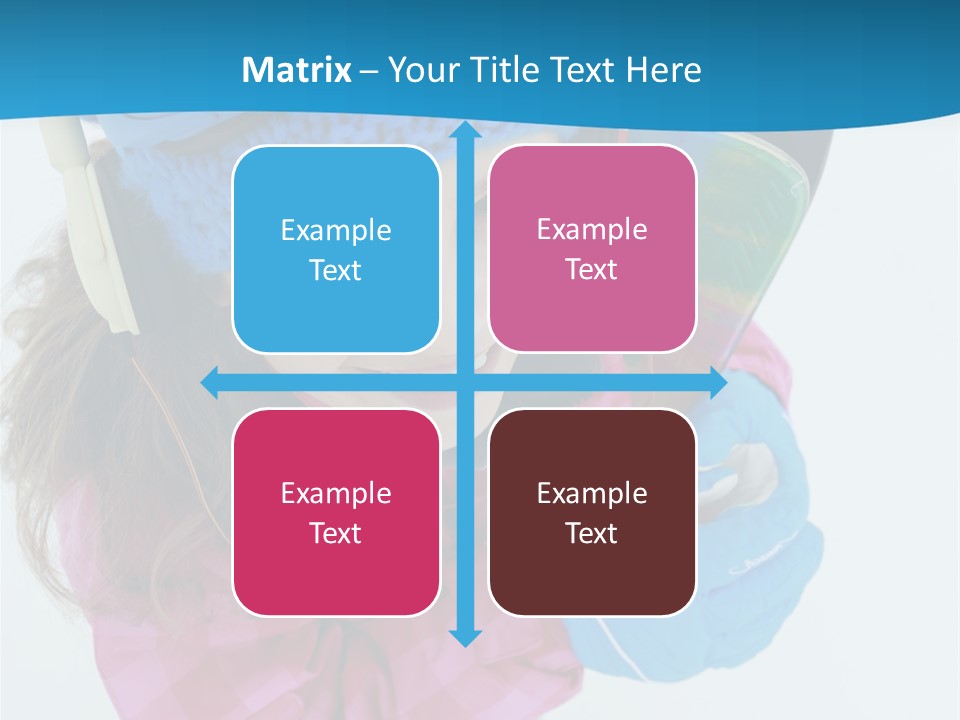 Goggles Winter Winter Holiday PowerPoint Template
