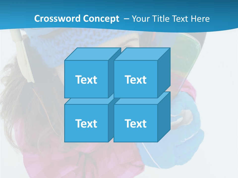 Goggles Winter Winter Holiday PowerPoint Template