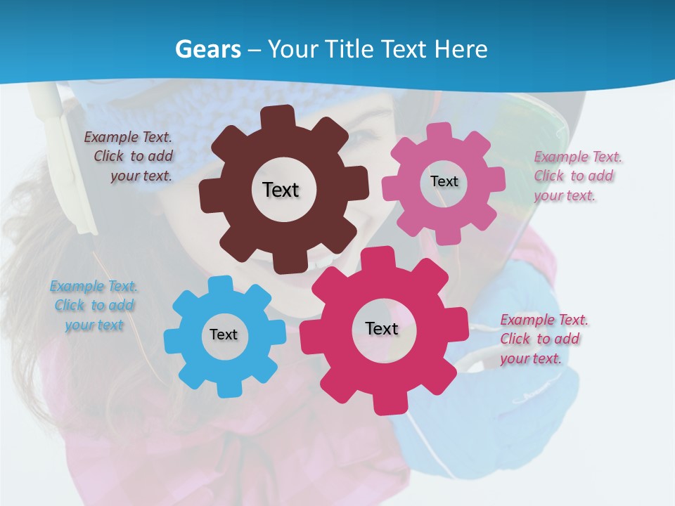 Goggles Winter Winter Holiday PowerPoint Template