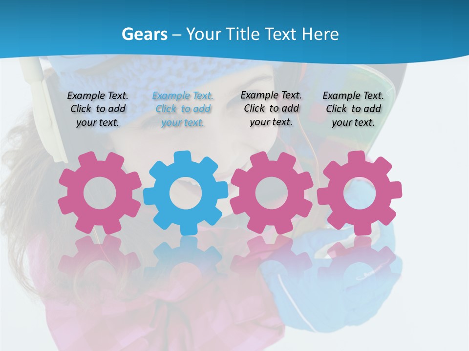 Goggles Winter Winter Holiday PowerPoint Template