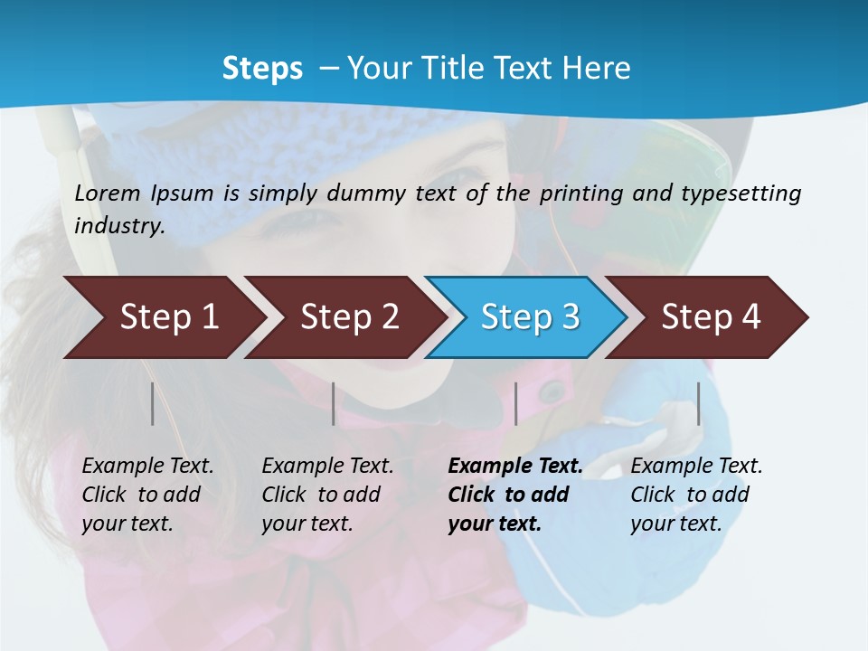 Goggles Winter Winter Holiday PowerPoint Template