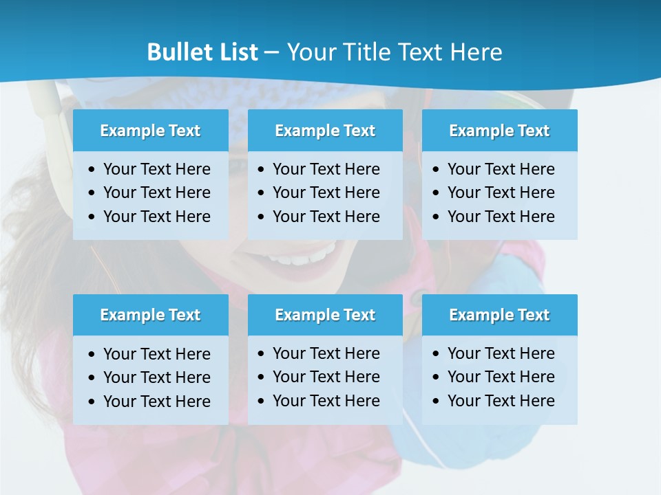 Goggles Winter Winter Holiday PowerPoint Template