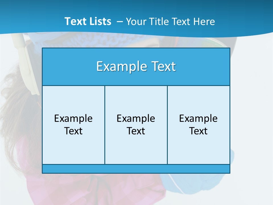 Goggles Winter Winter Holiday PowerPoint Template