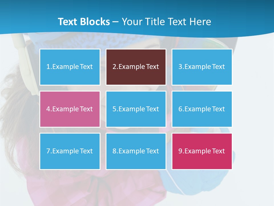 Goggles Winter Winter Holiday PowerPoint Template