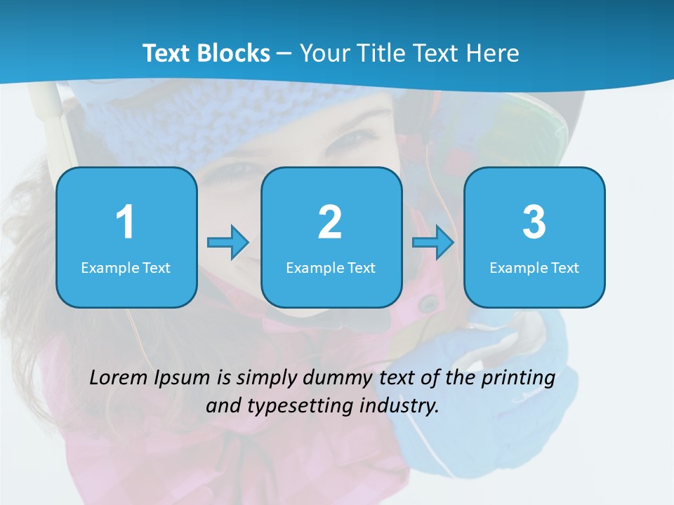 Goggles Winter Winter Holiday PowerPoint Template
