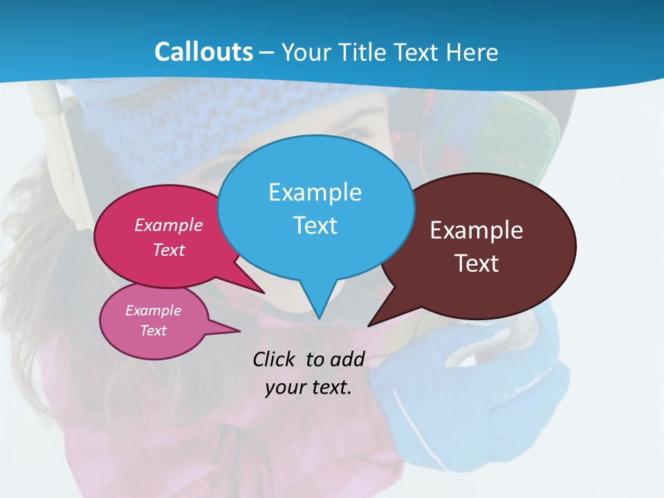 Goggles Winter Winter Holiday PowerPoint Template