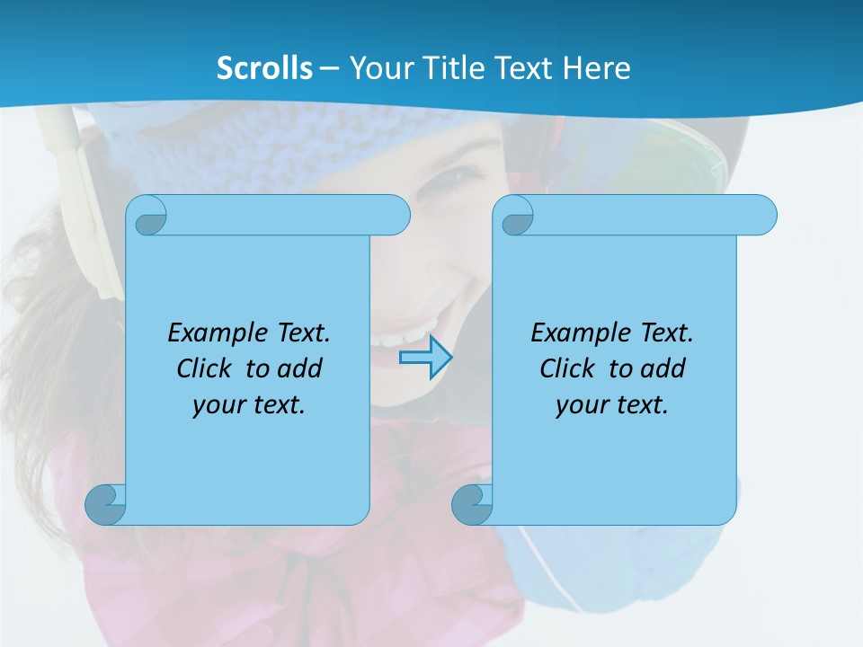 Goggles Winter Winter Holiday PowerPoint Template