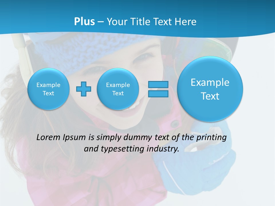 Goggles Winter Winter Holiday PowerPoint Template