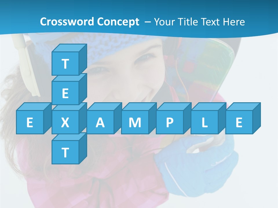 Goggles Winter Winter Holiday PowerPoint Template