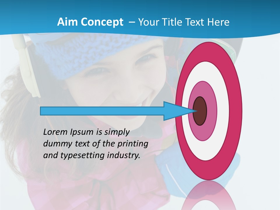 Goggles Winter Winter Holiday PowerPoint Template