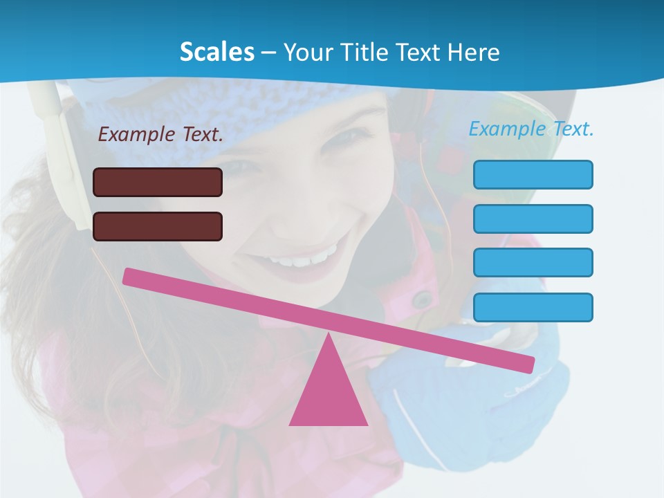 Goggles Winter Winter Holiday PowerPoint Template