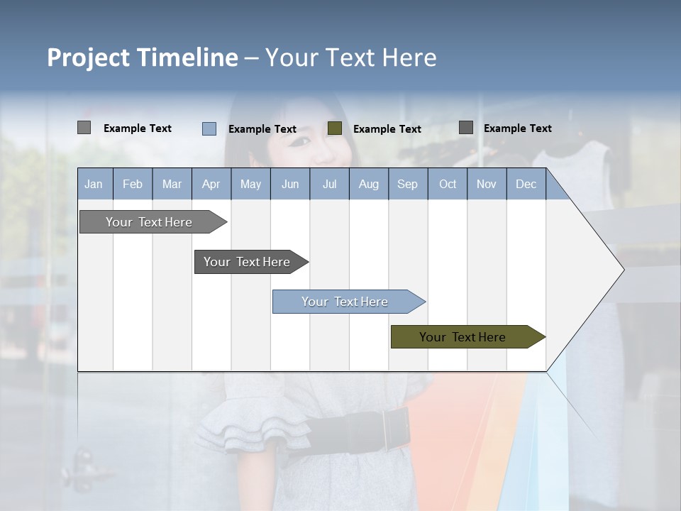 Woman Buy Happiness PowerPoint Template