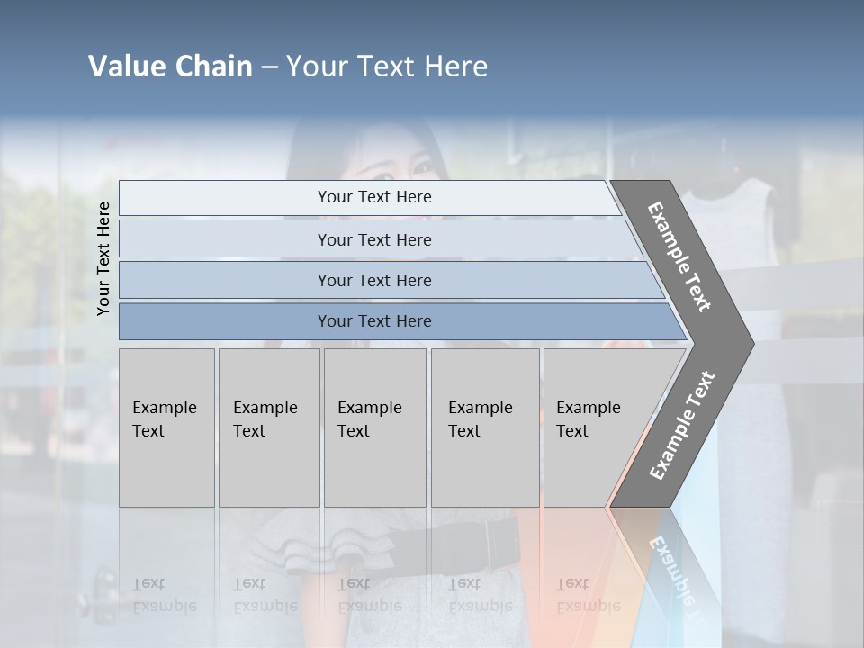 Woman Buy Happiness PowerPoint Template