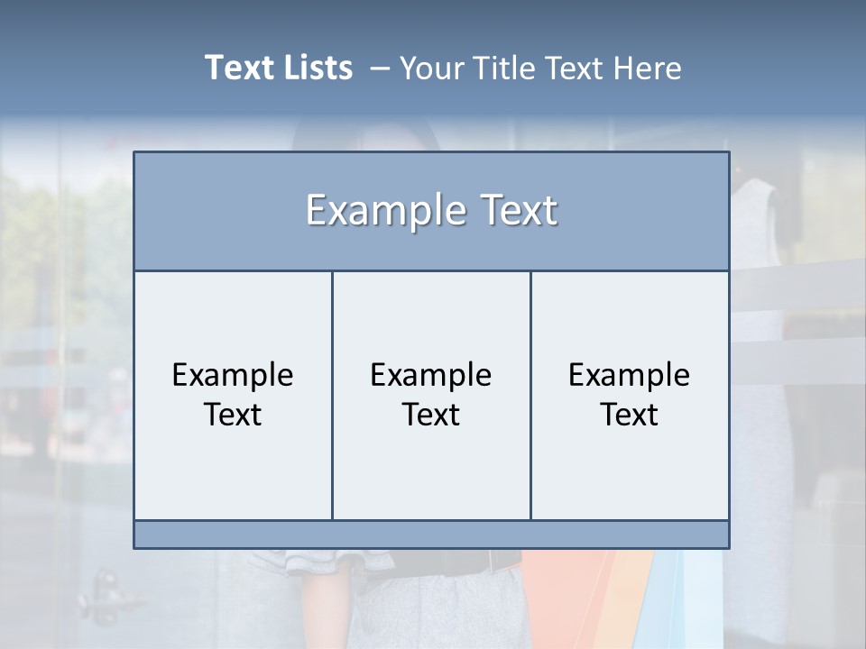 Woman Buy Happiness PowerPoint Template