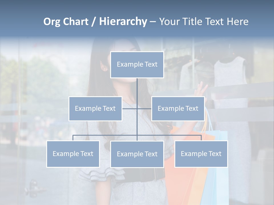 Woman Buy Happiness PowerPoint Template