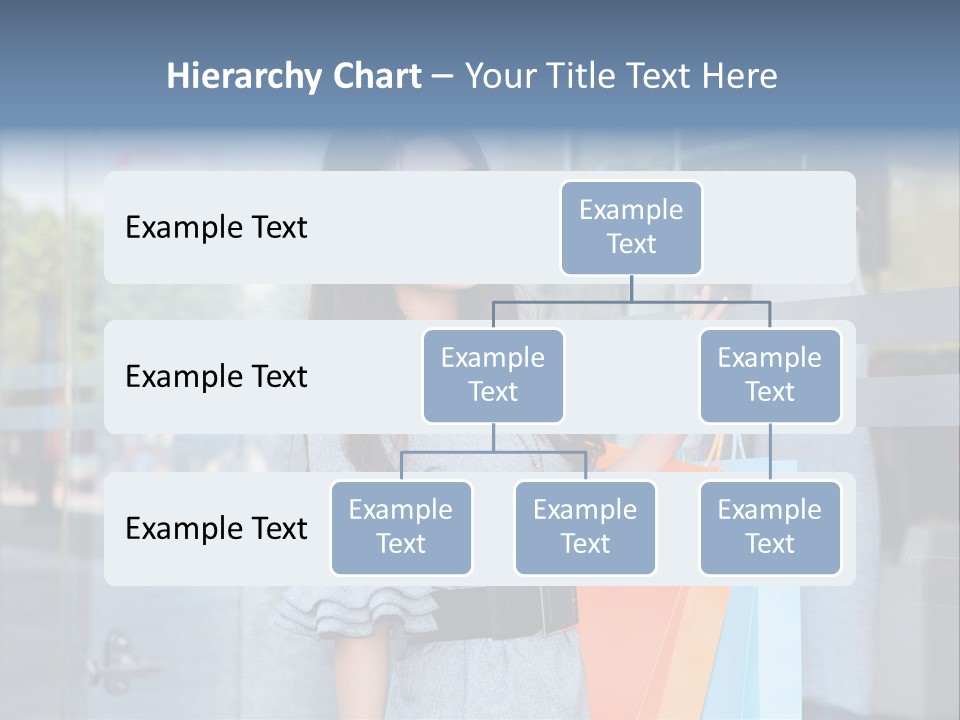 Woman Buy Happiness PowerPoint Template