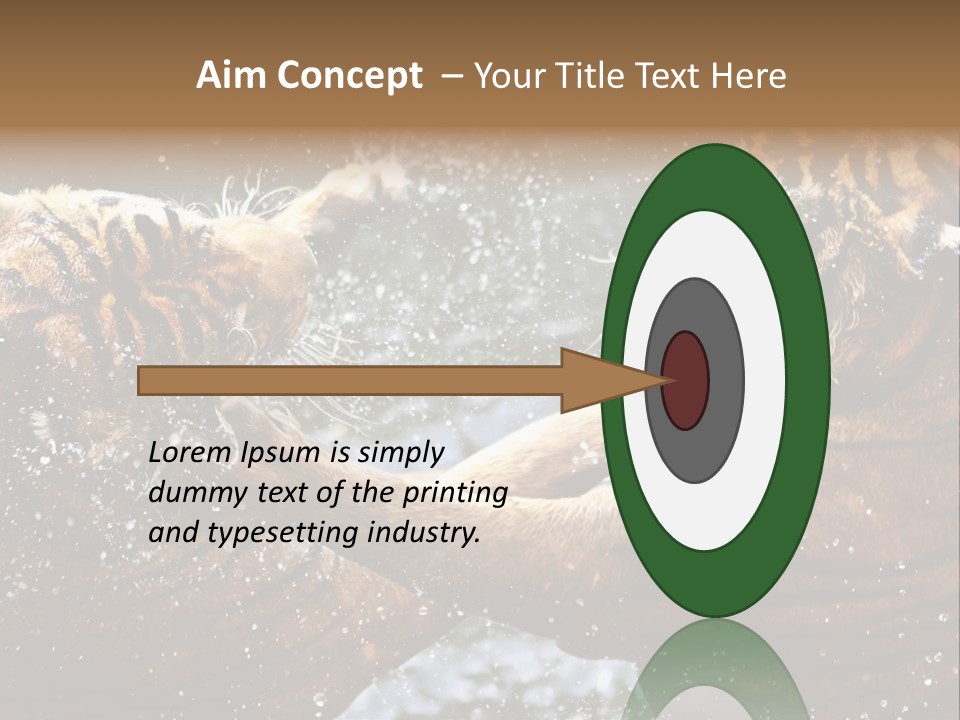 Action Wildlife Displeased PowerPoint Template