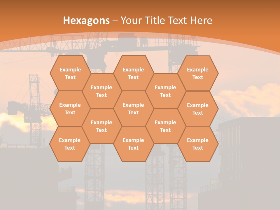 Mortgage Formwork Sky PowerPoint Template
