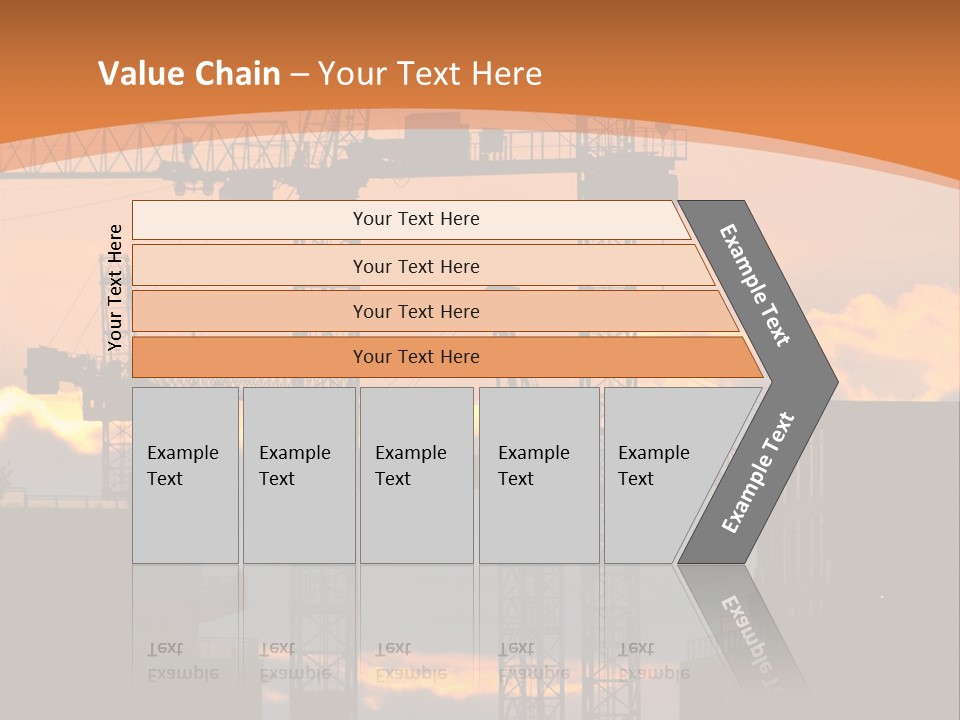 Mortgage Formwork Sky PowerPoint Template