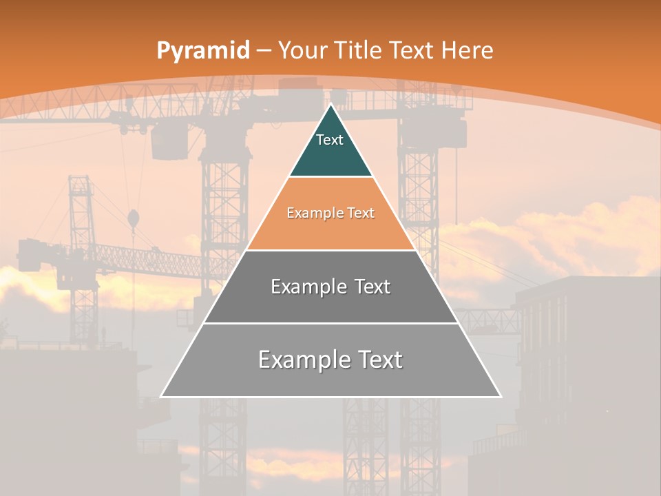 Mortgage Formwork Sky PowerPoint Template