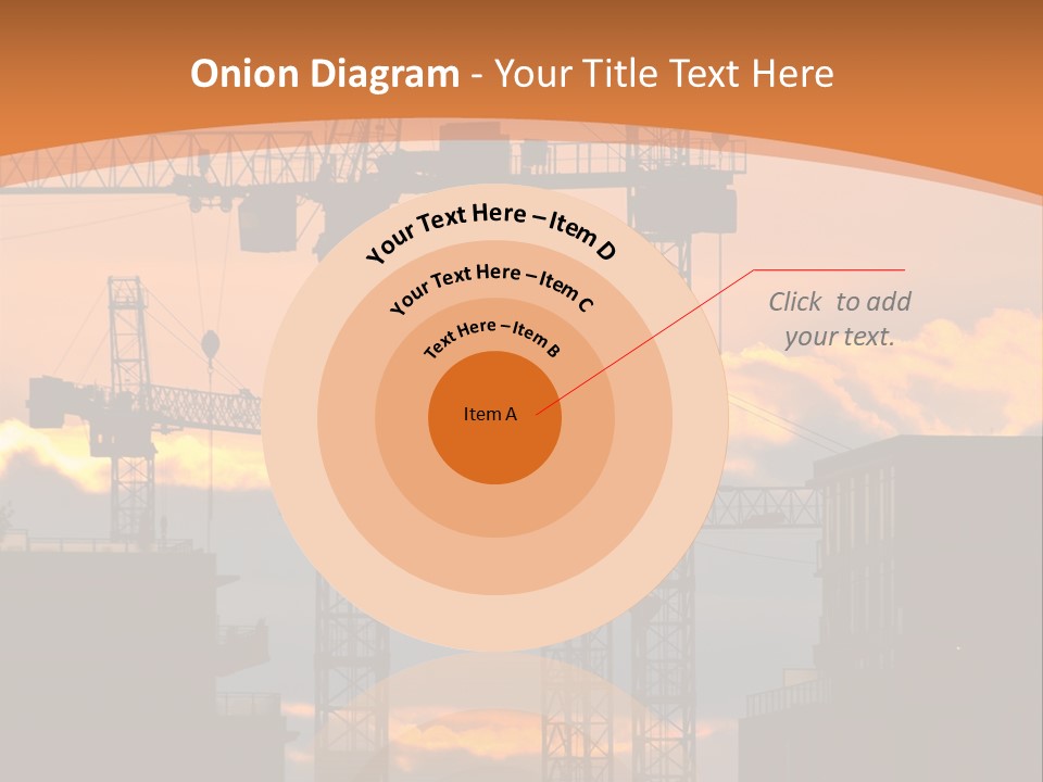 Mortgage Formwork Sky PowerPoint Template