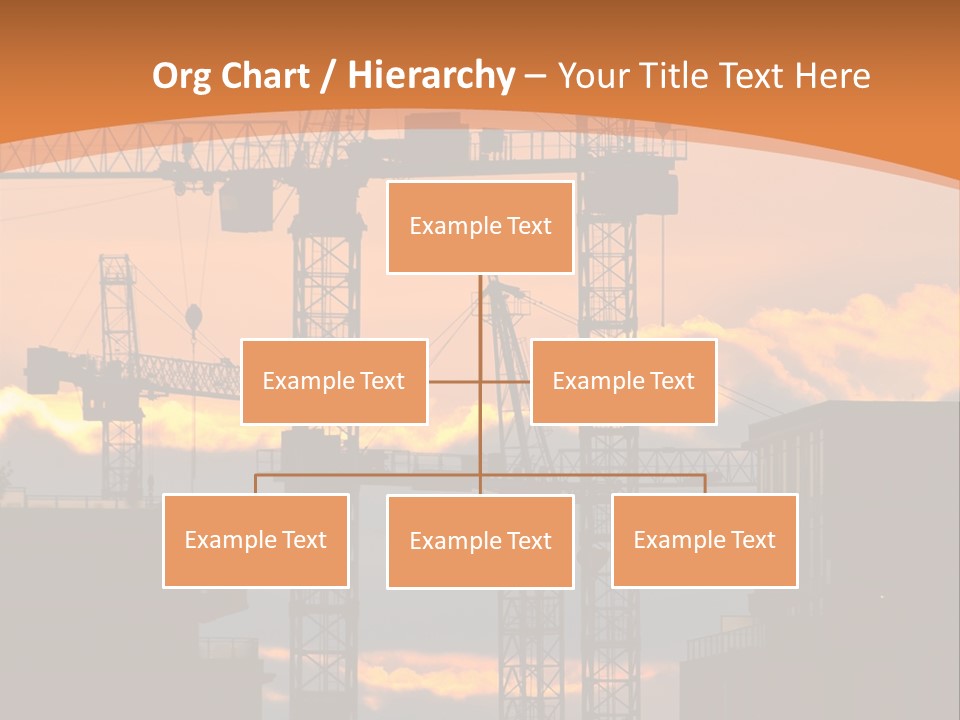 Mortgage Formwork Sky PowerPoint Template