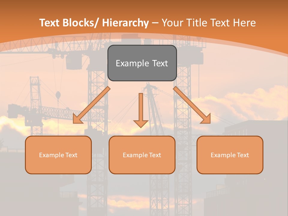 Mortgage Formwork Sky PowerPoint Template