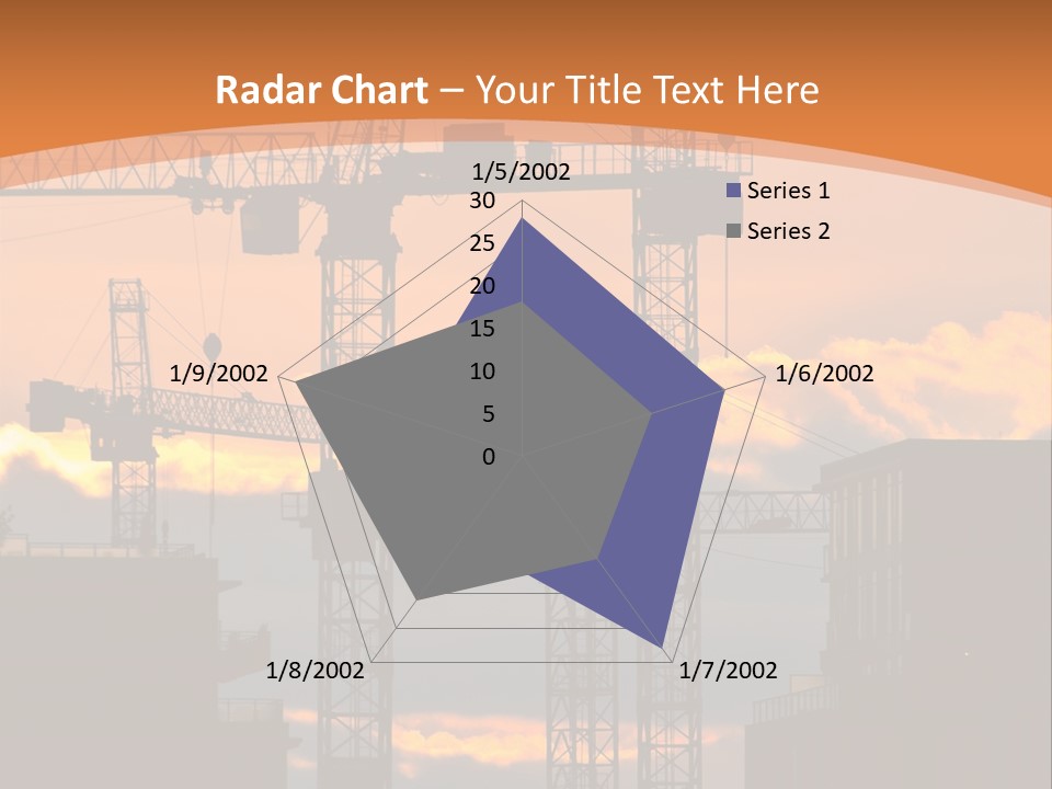 Mortgage Formwork Sky PowerPoint Template