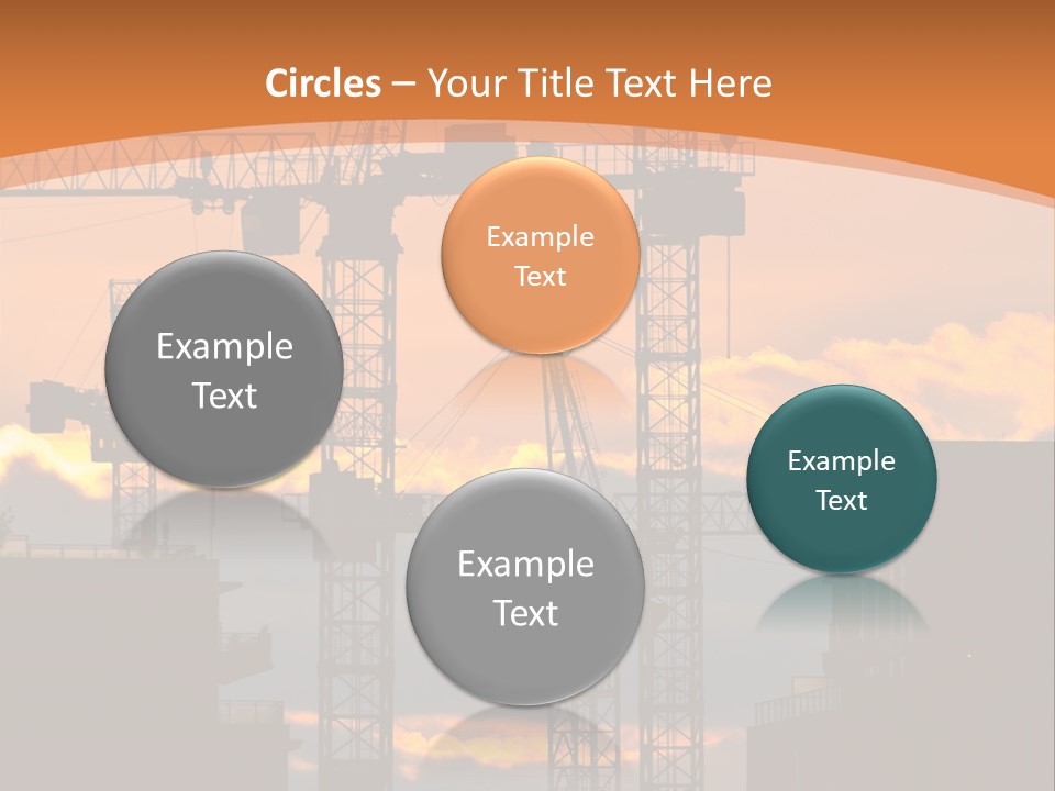 Mortgage Formwork Sky PowerPoint Template