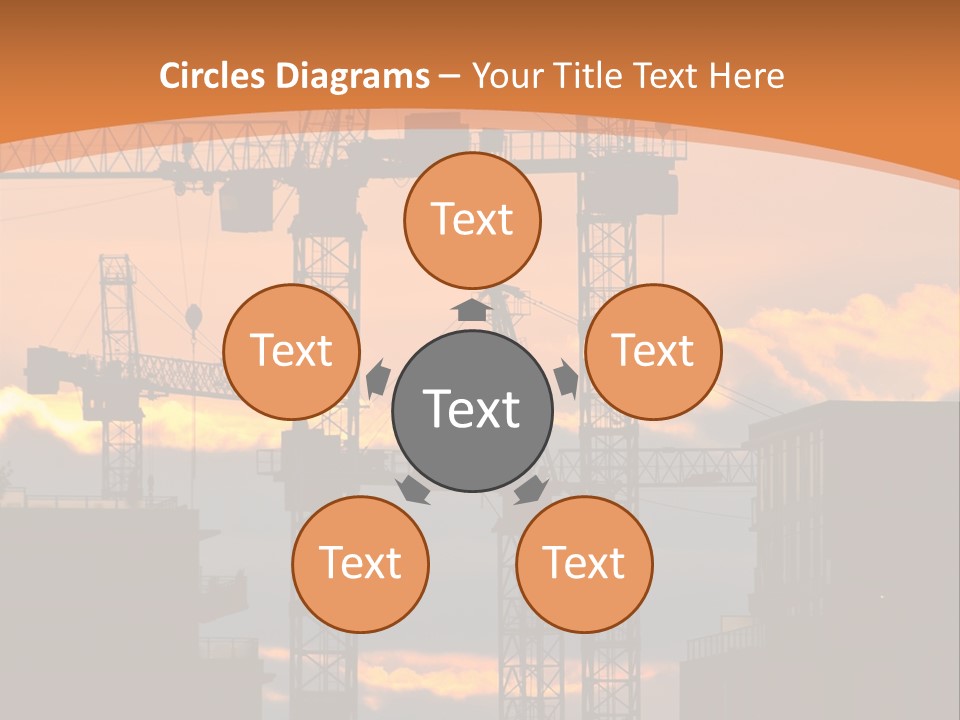 Mortgage Formwork Sky PowerPoint Template