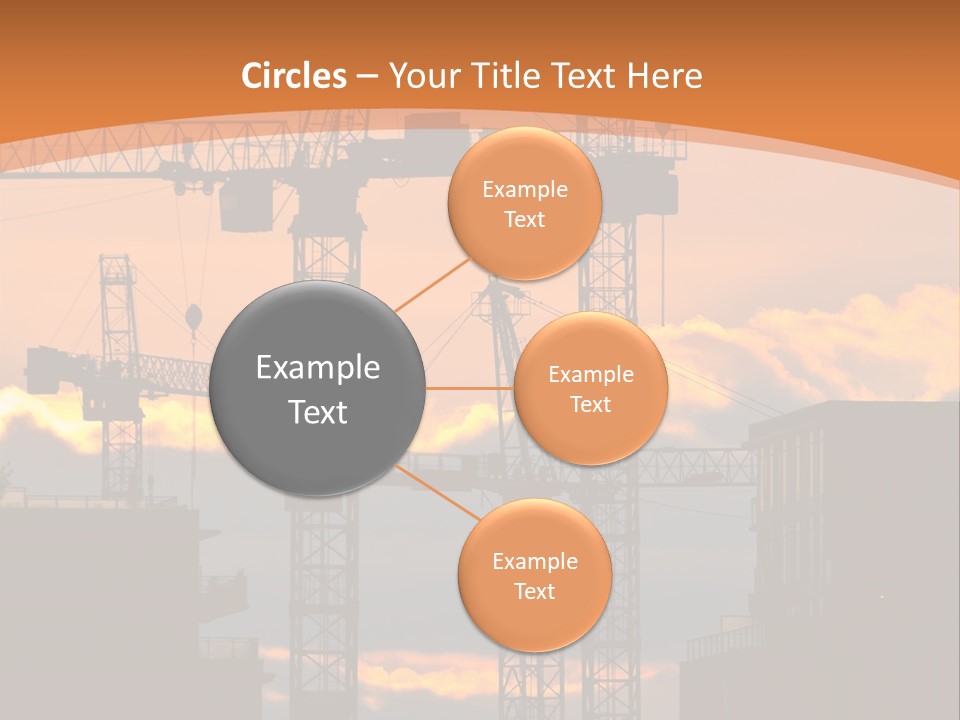 Mortgage Formwork Sky PowerPoint Template