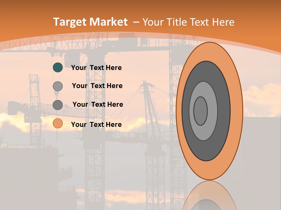 Mortgage Formwork Sky PowerPoint Template