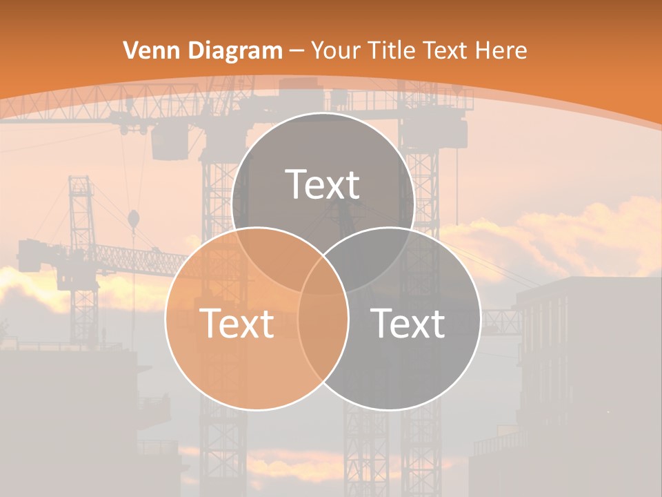 Mortgage Formwork Sky PowerPoint Template