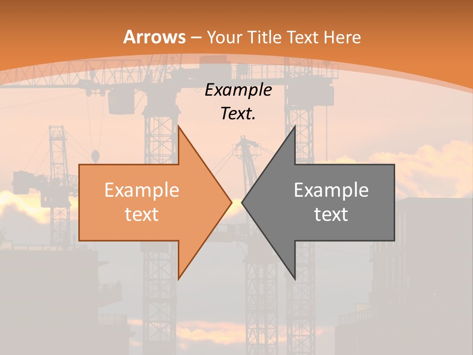 Mortgage Formwork Sky PowerPoint Template