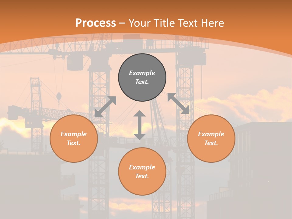 Mortgage Formwork Sky PowerPoint Template