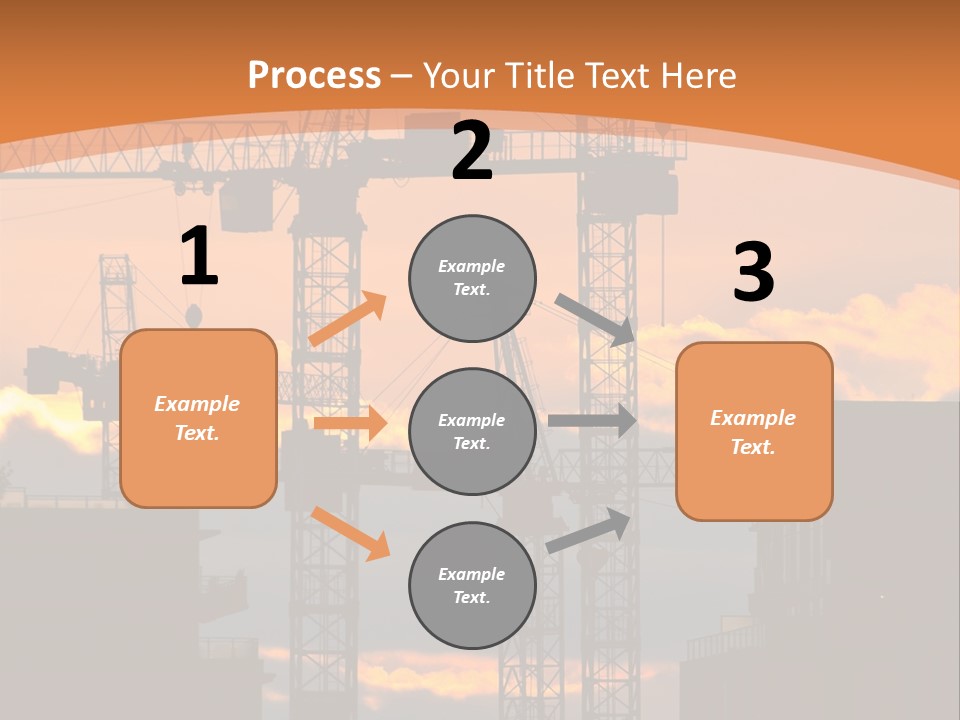 Mortgage Formwork Sky PowerPoint Template