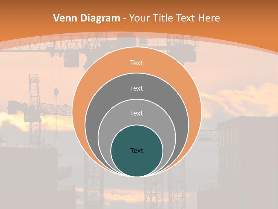 Mortgage Formwork Sky PowerPoint Template