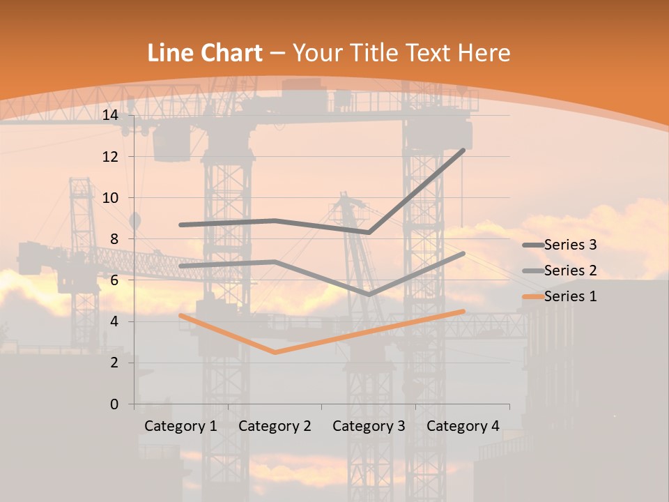 Mortgage Formwork Sky PowerPoint Template