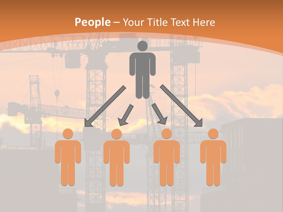 Mortgage Formwork Sky PowerPoint Template