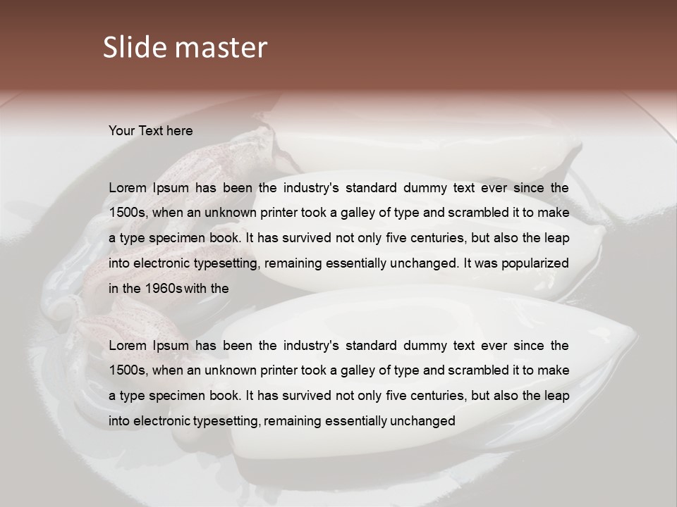 Fish Ocean Cuisine PowerPoint Template