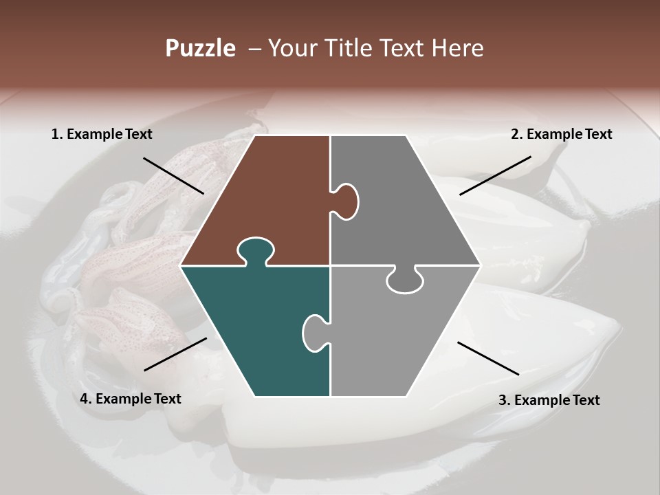 Fish Ocean Cuisine PowerPoint Template