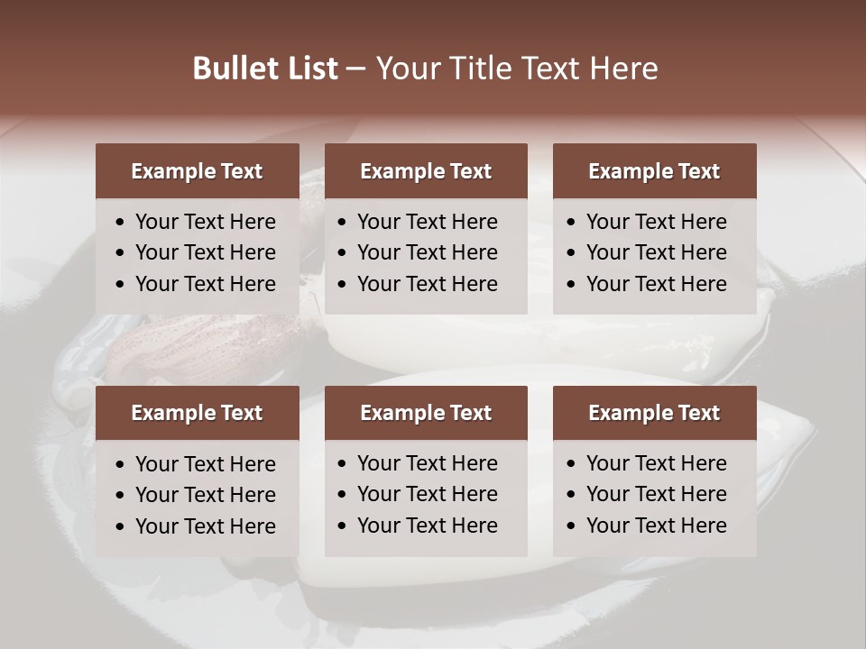 Fish Ocean Cuisine PowerPoint Template