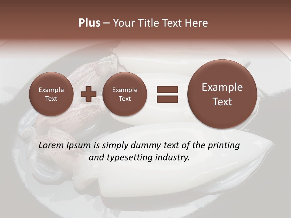 Fish Ocean Cuisine PowerPoint Template
