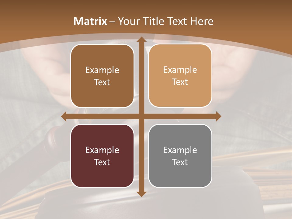 Criminal Gavel Magistrate PowerPoint Template