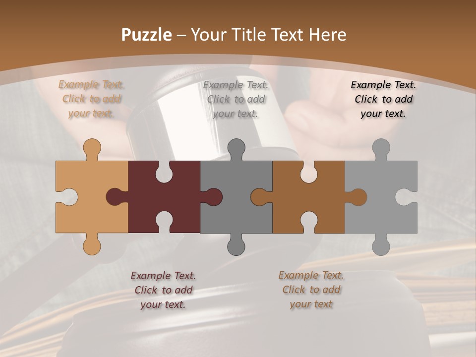 Criminal Gavel Magistrate PowerPoint Template